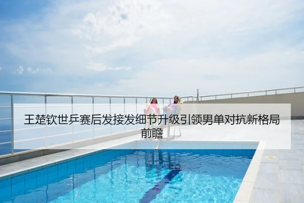 王楚钦世乒赛后发接发细节升级引领男单对抗新格局前瞻